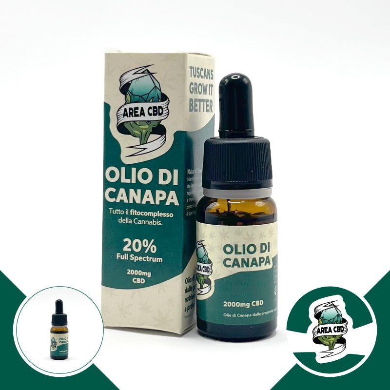Olio CBD 20% Full Spectrum Area CBD